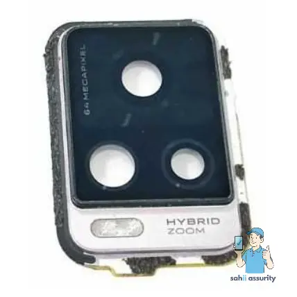 Camera Lens Glass with Frame for Vivo V20 Pro Black